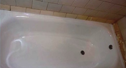 Реставрация ванны жидким акрилом | Бикин